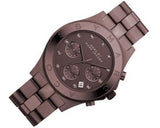  Shop Authentic Marc Jacobs Blade Chronograph Brown Dial Brown Steel Strap Watch for Women - MBM3121 - Luxxuri