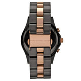  Shop Authentic Marc Jacobs Blade Chronograph Grey Dial Two Tone Steel Strap Watch for Women - MBM8583 - Luxxuri