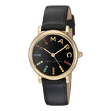  Shop Authentic Marc Jacobs Roxy Black Dial Black Leather Strap Watch for Women - MJ1592 - Luxxuri