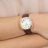 Shop Authentic Marc Jacobs Mandy White Dial Brown Leather Strap Watch for Women - MJ1598 - Luxxuri