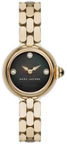  Shop Authentic Marc Jacobs Courtney Mother of Pearl Black Dial Gold Steel Strap Watch for Women - MJ3460 - Luxxuri