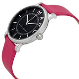  Shop Authentic Marc Jacobs Roxy Black Dial Pink Leather Strap Watch for Women - MJ1540 - Luxxuri