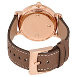 Shop Authentic Marc Jacobs Roxy White Dial Cement Brown Leather Strap Watch for Women - MJ1533 - Luxxuri