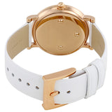  Shop Authentic Marc Jacobs Roxy White Dial White Leather Strap Watch for Women - MJ1561 - Luxxuri