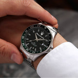 Shop Authentic Maserati SFIDA Chronograph Black Dial Silver Steel Strap Watch For Men - R8853140005 - Luxxuri
