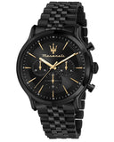  Shop Authentic Maserati Epoca Chronograph Limited Edition Black Dial Black Steel Strap Watch For Men - R8873618020 - Luxxuri