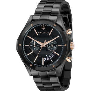  Shop Authentic Maserati Circuito Black Dial Black Steel Strap Watch For Men - R8873627001 - Luxxuri