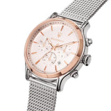  Shop Authentic Maserati Epoca White Dial Chronograph Silver Mesh Bracelet Watch For Men - R8873618009 - Luxxuri