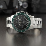  Shop Authentic Maserati Competizione Chronograph Black Dial Silver Steel Strap Watch For Men - R8873600008 - Luxxuri