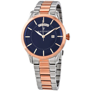  Shop Authentic Maserati Tradizione Blue Dial Two Tone Steel Strap Watch For Men - R8853125001 - Luxxuri