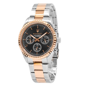  Shop Authentic Maserati Competizione Analog Black Dial Two Tone Stainless Steel Strap Watch For Men - R8853100020 - Luxxuri