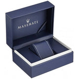  Shop Authentic Maserati Triconic Chronograph White Dial Blue Leather Strap Watch For Men - R8871639001 - Luxxuri