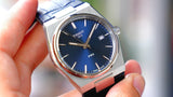  Shop Authentic Tissot PRX Blue Dial Blue Leather Strap Watch for Men - T137.410.16.041.00 - Luxxuri