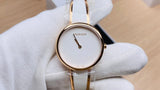  Shop Authentic Calvin Klein Seduce White Dial Two Tone Steel Strap Watch for Women - K4E2N616 - Luxxuri