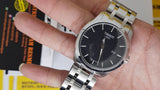  Shop Authentic Tissot T Trend Couturier Chronograph Black Dial Silver Steel Strap Watch For Men - T035.410.11.051.00 - Luxxuri