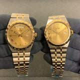  Shop Authentic Tudor Royal Automatic Diamonds Gold Dial Two Tone Steel Strap Watch for Men - M28603-0006 - Luxxuri