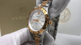  Shop Authentic Versace Hellenyium GMT Silver Dial Two Tone Steel Strap Watch for Men - V11030015 - Luxxuri