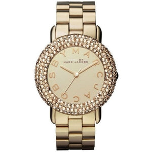  Shop Authentic Marc Jacobs Marci Gold Dial Gold Steel Strap Watch for Women - MBM3191 - Luxxuri