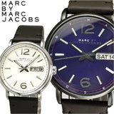  Shop Authentic Marc Jacobs Fergus White Dial Black Leather Strap Watch for Men - MBM5076 - Luxxuri