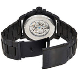  Shop Authentic Fossil Modern Machine Automatic Skeleton Grey Dial Black Steel Strap Watch for Men - ME3134 - Luxxuri