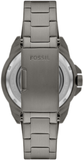  Shop Authentic Fossil Bronson Automatic Skeleton Black Dial Grey Steel Strap Watch for Men - ME3218 - Luxxuri