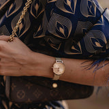  Shop Authentic Daniel Wellington Petite Rose Gold Dial Rose Gold Mesh Bracelet Watch For Women - DW00100471 - Luxxuri