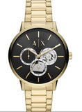  Shop Authentic Armani Exchange Cayde Chronograph Black Dial Gold Steel Strap Watch for Men - AX2747 - Luxxuri