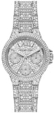  Shop Authentic Michael Kors Camille Multifunction Crystals Silver Dial Silver Steel Strap Watch For Women - MK6996 - Luxxuri