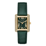  Shop Authentic Michael Kors Emery Quartz Diamonds Green Dial Green Leather Strap Watch For Women - MK4697 - Luxxuri