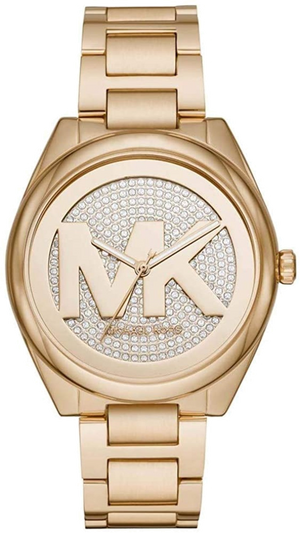  Shop Authentic Michael Kors Janelle Quartz Gold Dial Gold Steel Strap Watch For Women - MK7088 - Luxxuri