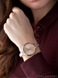  Shop Authentic Michael Kors Jaryn Analog Gold Dial Pink Steel Strap Watch For Women - MK4343 - Luxxuri