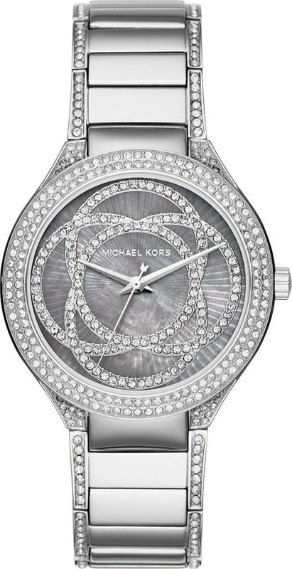 Shop Authentic Michael Kors Kerry Mother of Pearl Dial Silver Strap Watch for Women - MK3480 - Luxxuri