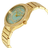  Shop Authentic Michael Kors Kerry Mother of Pearl Dial Gold Steel Strap Watch for Women - MK3481 - Luxxuri