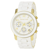  Shop Authentic Michael Kors Runway White Dial White Steel Strap Watch for Women - MK5145 - Luxxuri