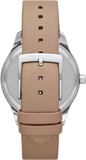  Shop Authentic Michael Kors Layton Mother of Pearl White Dial Brown Leather Strap Watch For Women - MK2910 - Luxxuri