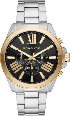  Shop Authentic Michael Kors Wren Chronograph Black Dial Silver Steel Strap Watch For Men - MK8880 - Luxxuri