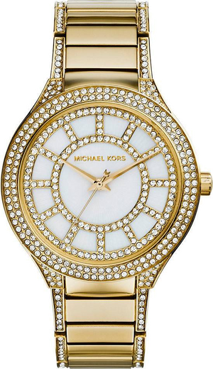  Shop Authentic Michael Kors Kerry Mother of Pearl Dial Gold Steel Strap Watch for Women - MK3312 - Luxxuri