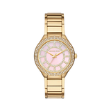  Shop Authentic Michael Kors Kerry Mother of Pearl Dial Gold Steel Strap Watch for Women - MK3396 - Luxxuri