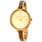  Shop Authentic Michael Kors Jaryn Quartz Gold Dial Two Tone Steel Strap Watch for Women - MK4341 - Luxxuri