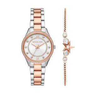  Shop Authentic Michael Kors Lauryn Quartz White Dial Two Tone Steel Strap Watch for Women - MK4489 - Luxxuri