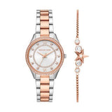  Shop Authentic Michael Kors Lauryn Quartz White Dial Two Tone Steel Strap Watch for Women - MK4489 - Luxxuri