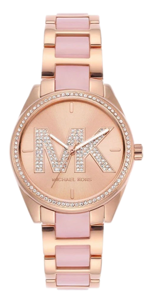  Shop Authentic Michael Kors Janelle Analog Rose Gold Dial Two Tone Steel Strap Watch For Women - MK4731 - Luxxuri