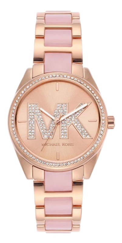  Shop Authentic Michael Kors Janelle Analog Rose Gold Dial Two Tone Steel Strap Watch For Women - MK4731 - Luxxuri