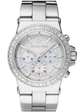  Shop Authentic Michael Kors Dylan Glitz Chronograph White Dial Silver Steel Strap Watch For Women - MK5411 - Luxxuri