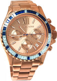  Shop Authentic Michael Kors Everest Chronograph Rose Gold Dial Rose Gold Steel Strap Watch For Women - MK5755 - Luxxuri