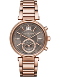  Shop Authentic Michael Kors Sawyer Rose Gold Dial Rose Gold Steel Strap Watch for Women - MK6226 - Luxxuri