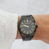  Shop Authentic Michael Kors Channing Quartz Black Dial Black Steel Strap Watch For Women - MK6625 - Luxxuri