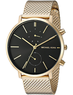  Shop Authentic Michael Kors Jaryn Black Dial Gold Steel Strap Watch for Men - MK8503 - Luxxuri