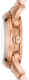  Shop Authentic Michael Kors Runway Chronograph Pink Dial Rose Gold Steel Strap Watch For Women - MK7352 - Luxxuri