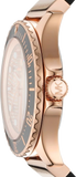  Shop Authentic Michael Kors Everest Analog Rose Gold Dial Black Silicone Strap Watch For Women - MK7358 - Luxxuri